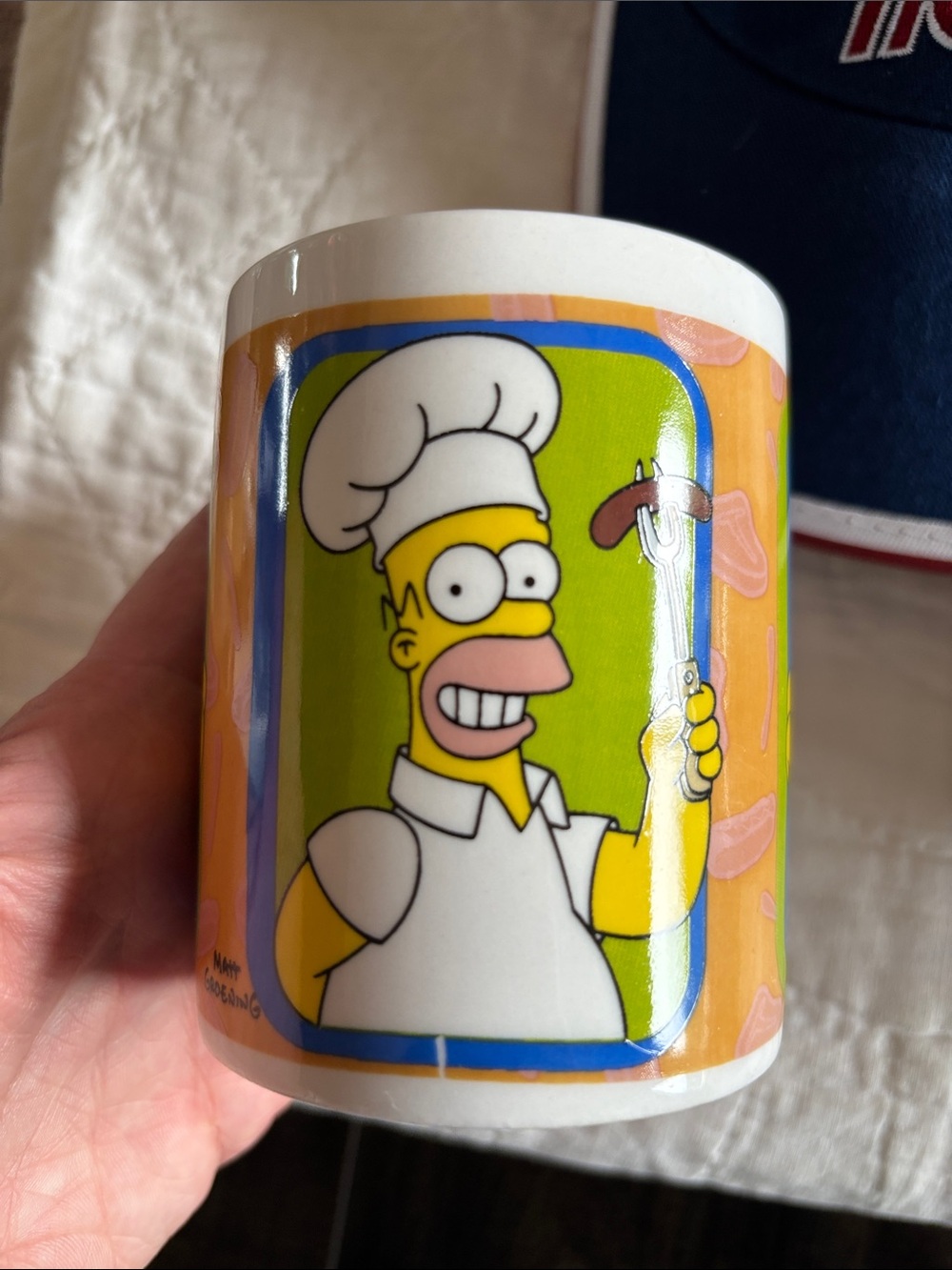 Simpsons Mugs and Hat - Picture 2 of 9